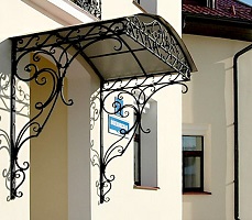 Козырьки из поликарбоната